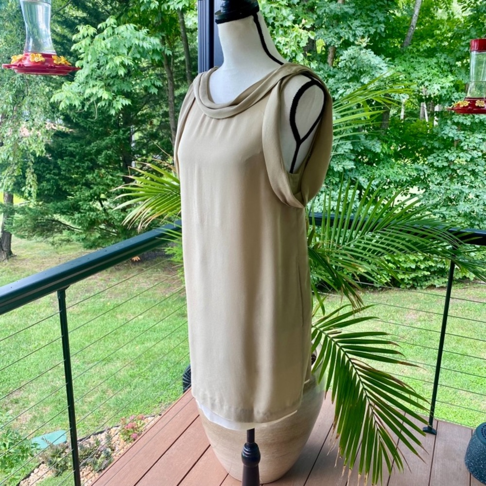☀️ Phillip Lim Beige dress , 100% Silk ! Size 4